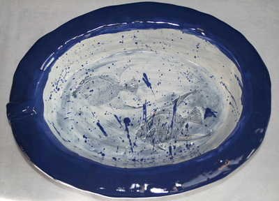 Deep fish plate. $50