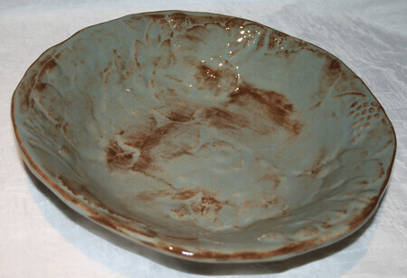 Sold - Large fruit motif bowl